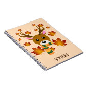 秋のスカーフディアメープル離れズ ノートブック (右側)