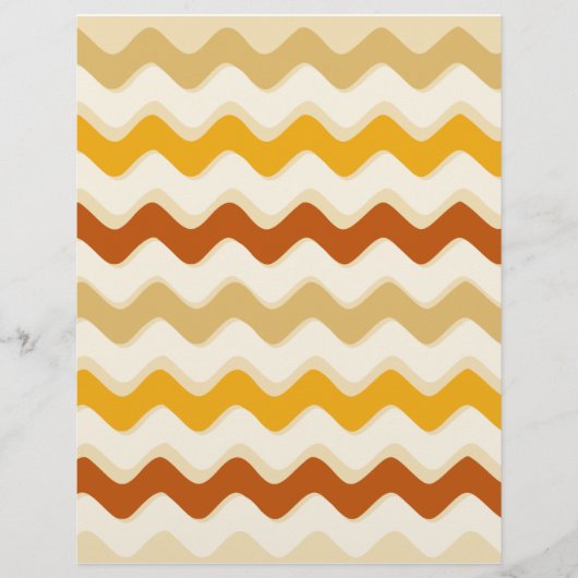 秋のスクィグル スクラップブックペーパー (正面)