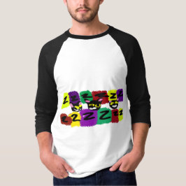秋のスタイルの三匹の黒猫の眠り Tシャツ