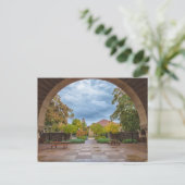 秋のスタンフォード大学キャンパス ポストカード (スタンド正面)