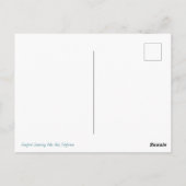 秋のスタンフォード大学キャンパス ポストカード (裏面)