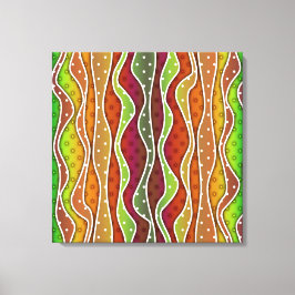 秋のストライプキャンバス延伸プリント キャンバスプリント