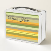秋のストライプ弁当箱 メタルランチボックス (裏面)