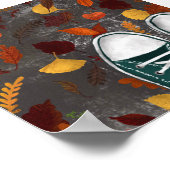 秋のスニーカー ポスター (角)