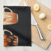 秋のスパイスラテキッチンタオル キッチンタオル (四つ折り)