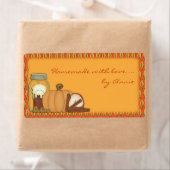 秋のスパイスラベル ラベル (インサイチュ)