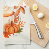 秋のスパイスA キッチンタオル (四つ折り)