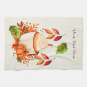 秋のスパイスA キッチンタオル (横)