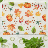 秋のスパイスB キッチンタオル (折り畳み)