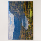 秋のスロベニアの湖Bohinj ジグソーパズル (縦)