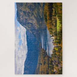 秋のスロベニアの湖Bohinj ジグソーパズル