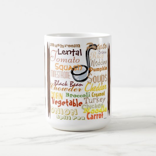 秋のスープ(茶)マグカップ コーヒーマグカップ (中央)