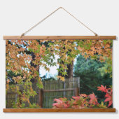 秋のタイムリーフカラー 吊り下げ型タペストリー (正面)
