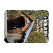 秋のタネリーヒルカバーブリッジNHマグネット マグネット (横)