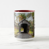秋のタネリーヒルカバーブリッジNH マグカップ (中央)