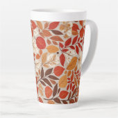 秋のタペストリー カフェラテマグ (右アングル)