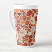 秋のタペストリー カフェラテマグ (左アングル)