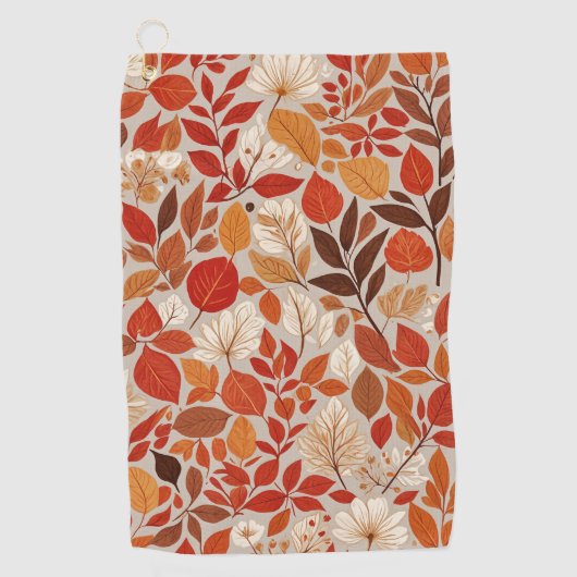 秋のタペストリー ゴルフタオル (正面)