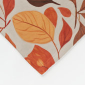 秋のタペストリー フリースブランケット (角)