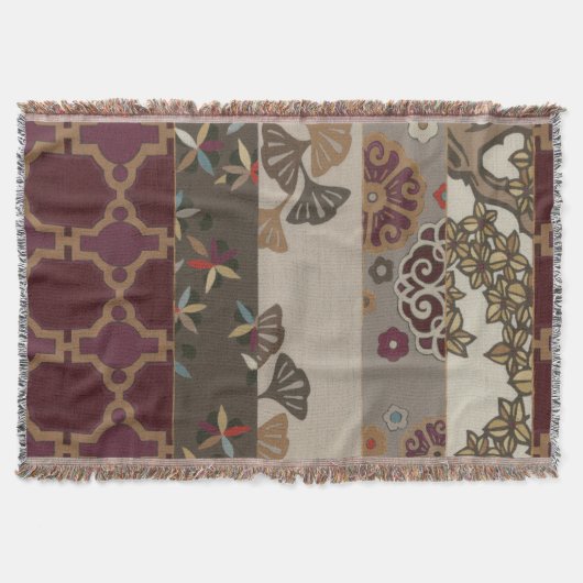 秋のタペストリーII スローブランケット (正面)