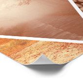 秋のダイヤモンドパターン ポスター (角)