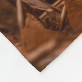 秋のダックスシャンドアップ フリースブランケット (角)