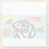 秋のダルマチア ガラスコースター (裏面)