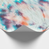 秋のダーティーアート落書き。絞り染め志堀。ボルド  ラッピングペーパー (角)