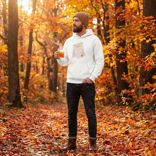 秋のチェックリストメモ帳秋の一覧 パーカ