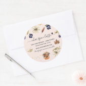 秋のチャイスパイス |手作りの自家製キャンドル ラウンドシール (封筒)