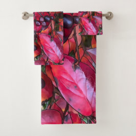 秋のチャックチェフェリー – バスルームのタオルのセット バスタオルセット