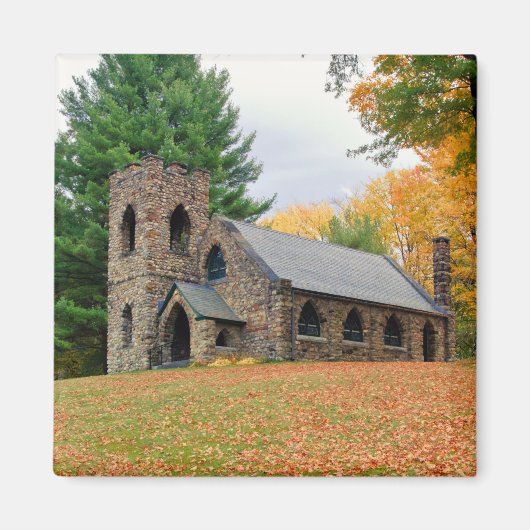 秋のチャペル マグネット (正面)