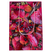 秋のチョケチェリーミディアム抱き枕 ミディアムペーパーバッグ (裏面)