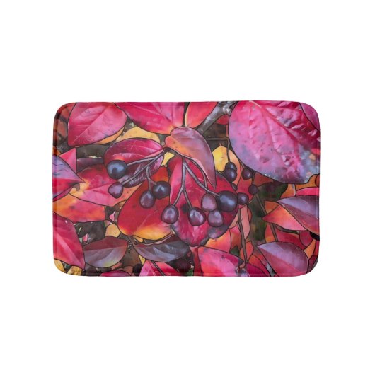 秋のチョケチェリー – スモールバスマット バスマット (正面)