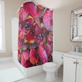 秋のチョークチェリー – シャワーカーテン (インサイチュ)