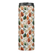 秋のテラコッタとセージの葉の模様 タンブラー (裏面)