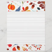 秋のテーマ並びレシピページ (裏面)