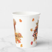 秋のテーマ紅葉ベビーシャワー 紙コップ (右)