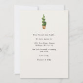 秋のテーマ お引越ししました 住所変更のお知らせ 案内状 (裏面)