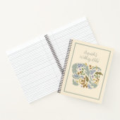 秋のテーマ ウェディングプランノートブック ノートブック (内部)