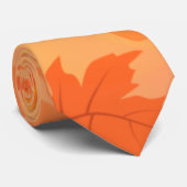 秋のデザインと葉メープル効果 ネクタイ (ロール)