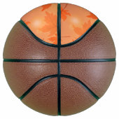 秋のデザインと葉メープル効果 バスケットボール (右)