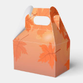 秋のデザインと葉メープル効果 フェイバーボックス (裏面サイド)