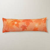 秋のデザインと葉メープル効果 ボディピロー (裏面)