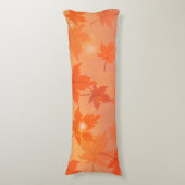 秋のデザインと葉メープル効果 ボディピロー (正面縦)