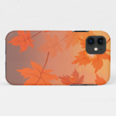 秋のデザインと葉メープル効果 Case-Mate iPhoneケース (裏面(横))