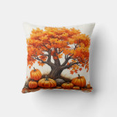 秋のデザイン枕 クッション (裏面)