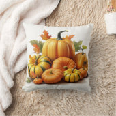 秋のデザイン枕 クッション (ブランケット)