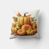 秋のデザイン枕 クッション (裏面)