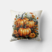 秋のデザイン枕 クッション (裏面)